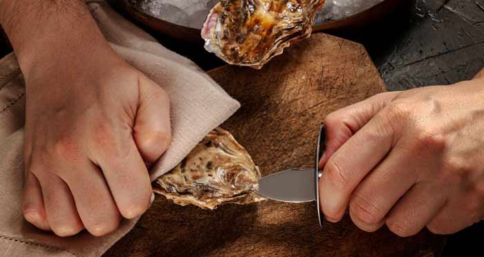 oyster-shucking