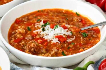 Mexican Stuffed Pepper Soup Recipe