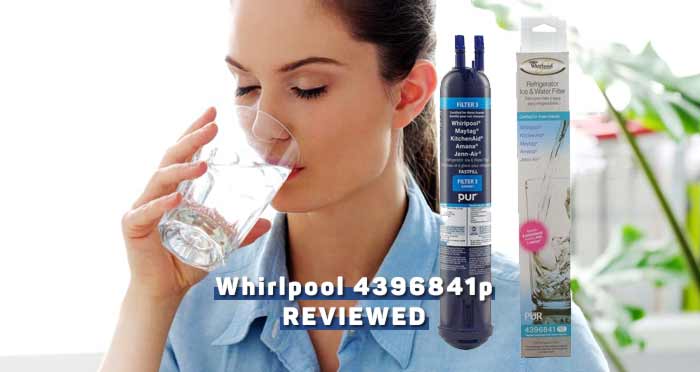 Whirlpool 4396841p Refrigerator water filter