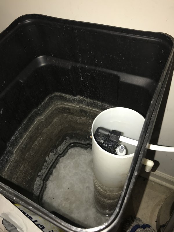 Water Should be in my Softener Brine Tank?