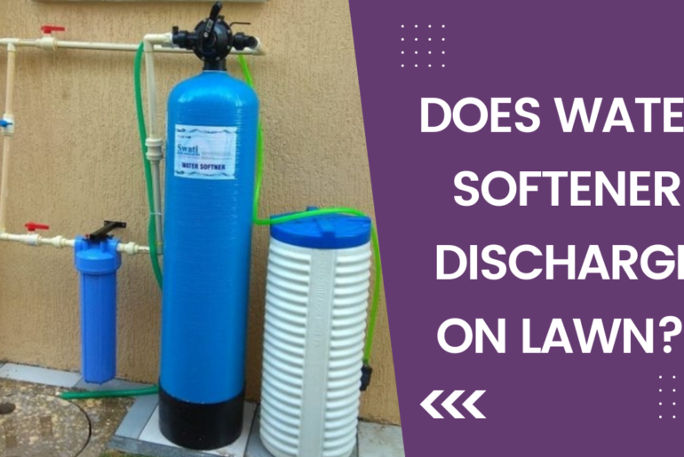 Does Water Softener Discharge on Lawn?