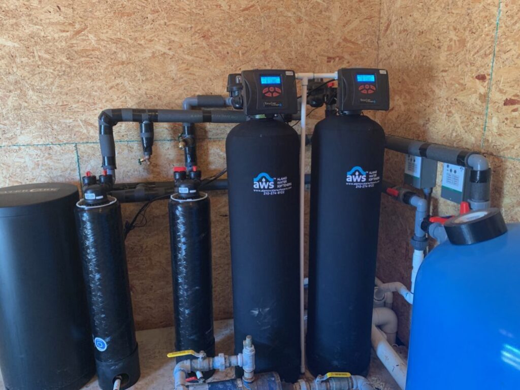 How does a water softener regenerate?