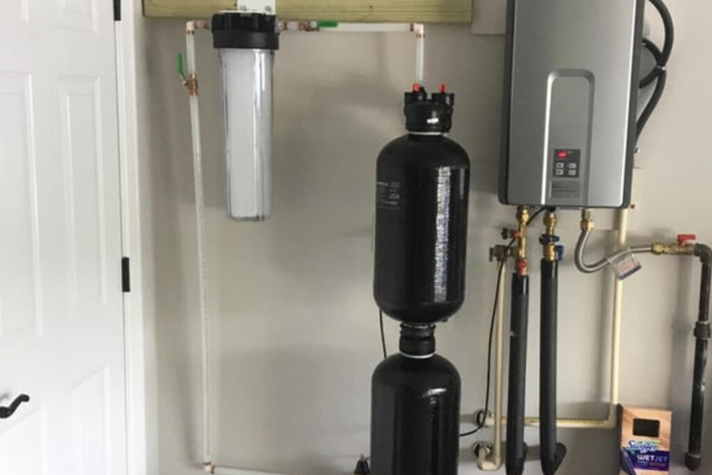 Can I put a water softener in my garage?