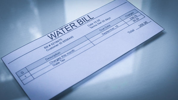 high water bill