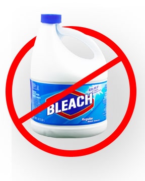 no bleach side